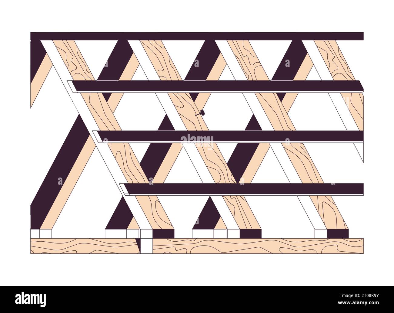Frame roofing Stock Vector Images - Alamy