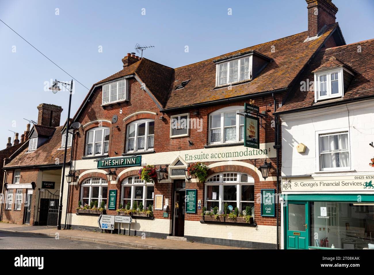 Fordingbridge Hampshire,The Ship Inn public house pub and