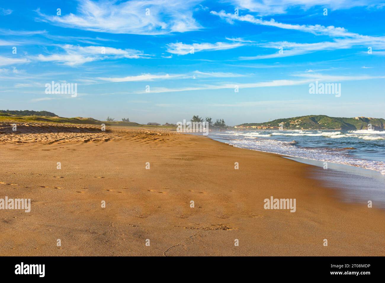 Late afternoon on Tucuns beach in Buzios, on the coast of Rio de Janeiro, Brasil Stock Photo