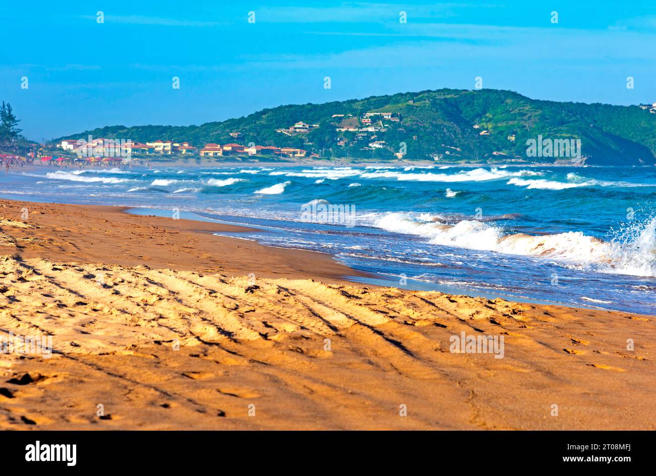 Tucuns beach in Buzios on a sunny summer afternoon, Brasil Stock Photo