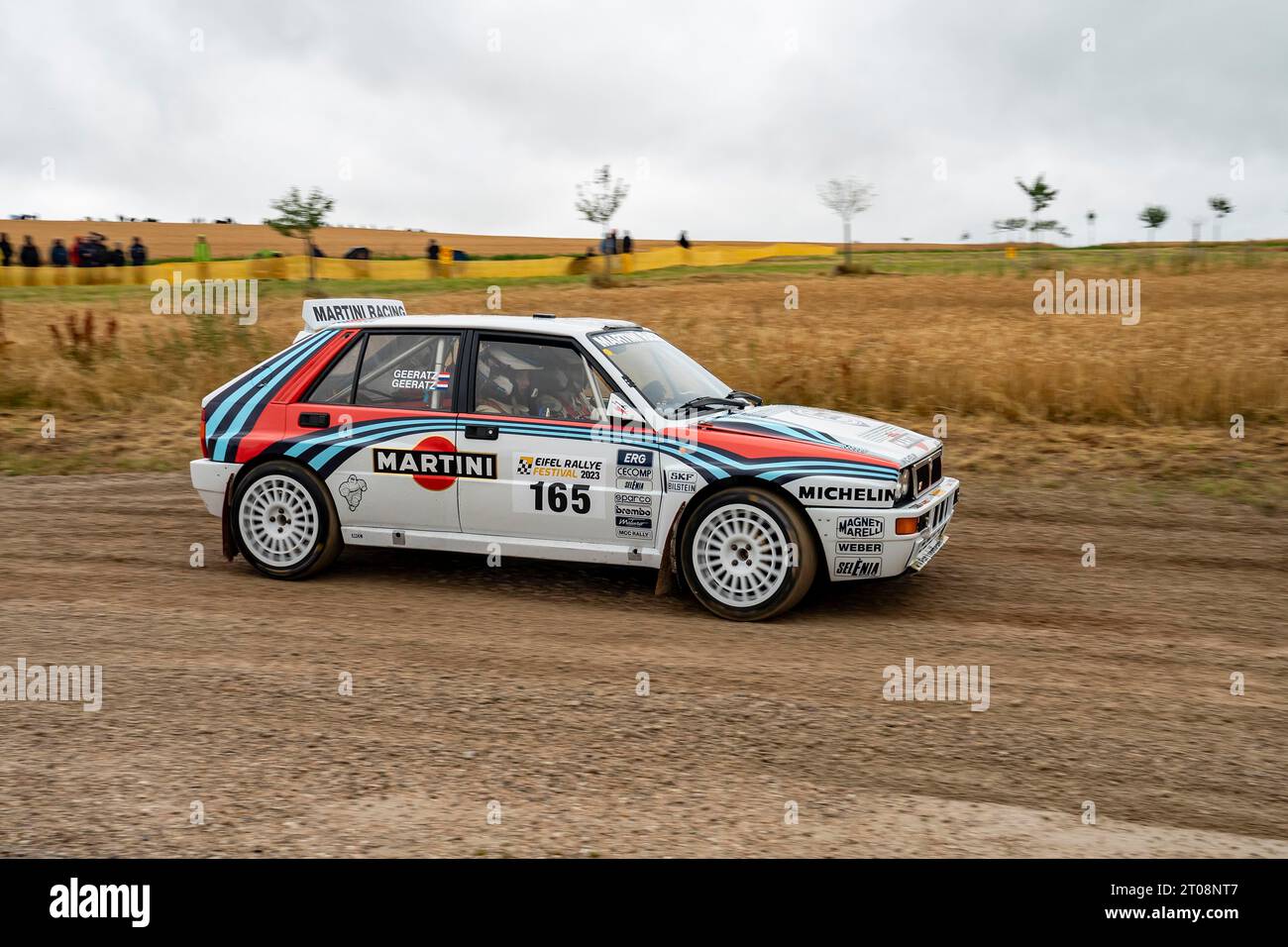 ADAC Eifel Rally Festival 2023, Lancia Delta Superdelta, Volcanic Eifel, Eifel, Rhineland-Palatinate, Germany Stock Photo