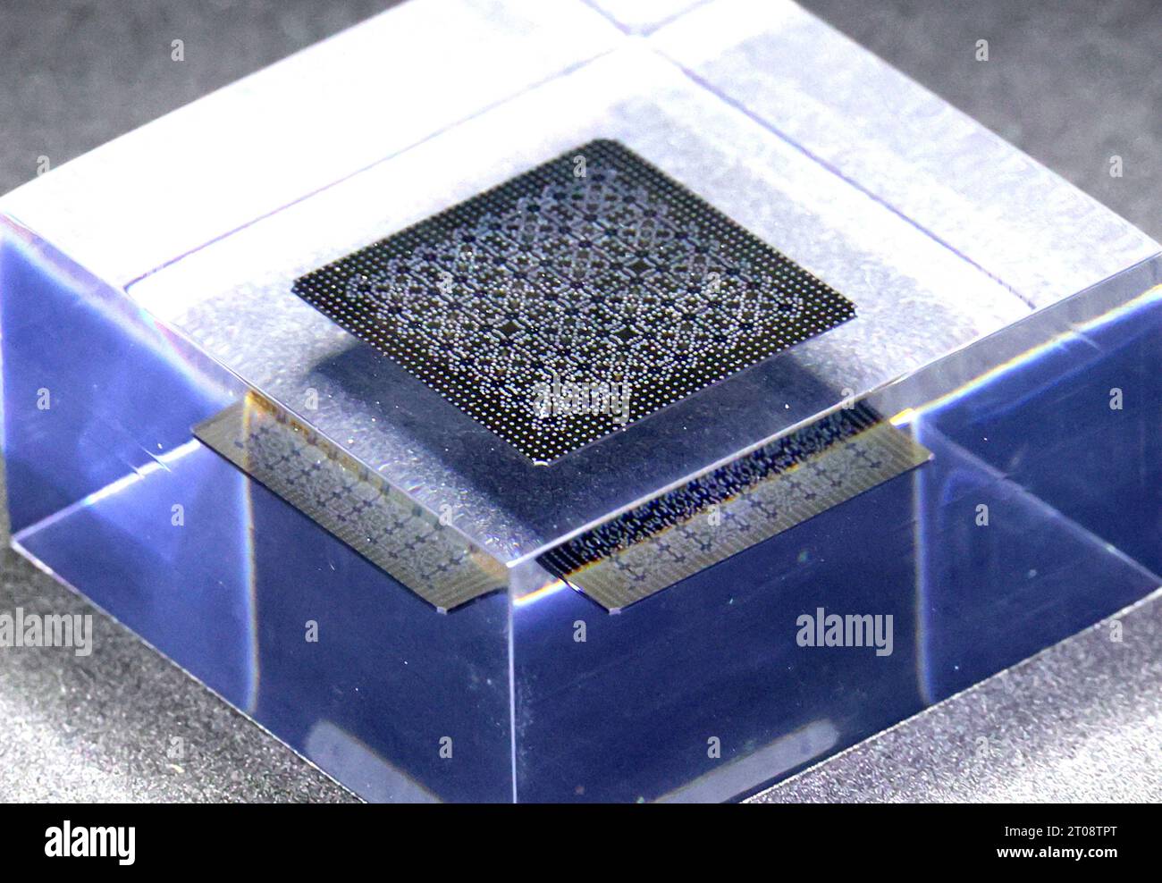 Wako Japan 5th Oct 2023 A 64 Qubit Chip Of The New Superconducting Wako Japan 5th Oct 2023 A 64 Qubit Chip Of The New Superconducting