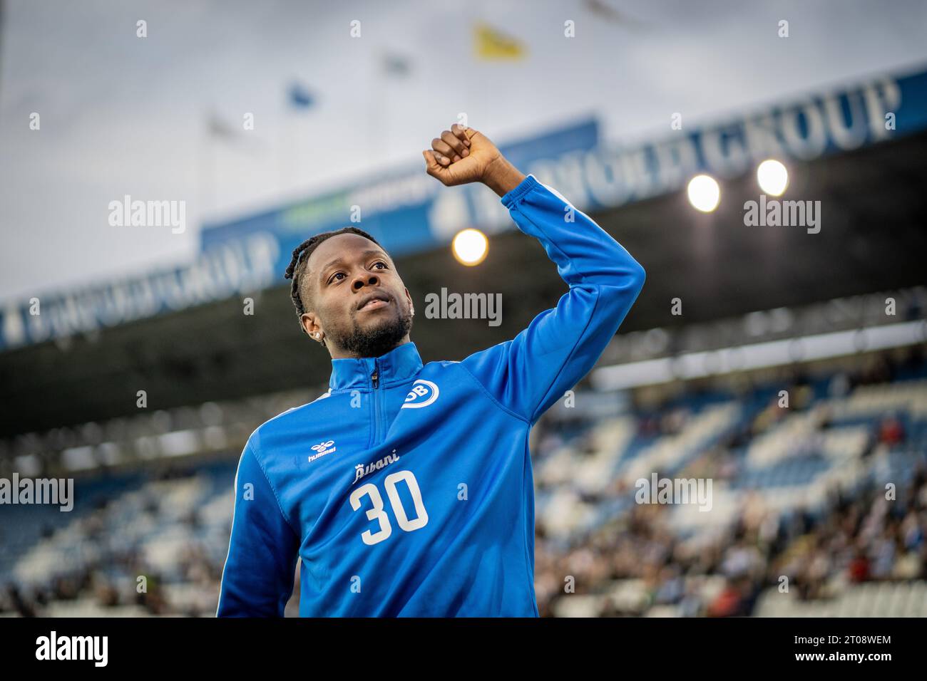 Odense, Denmark. 02nd, October 2023. Louicius Don Deedson (30) of OB ...