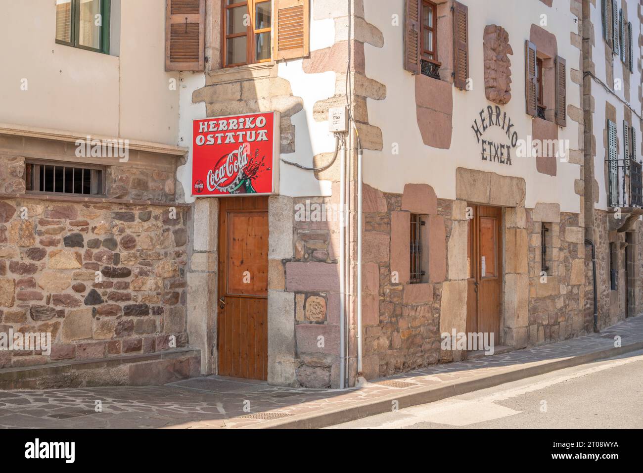 Basque Signage Spanish basque sign hi-res stock photography and images - Alamy