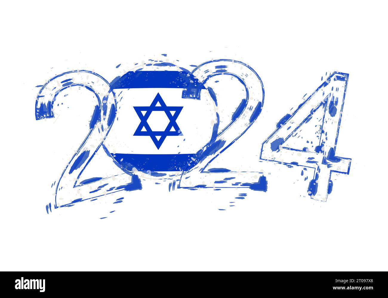 Happy new year israel 2024 Stock Vector Images Alamy