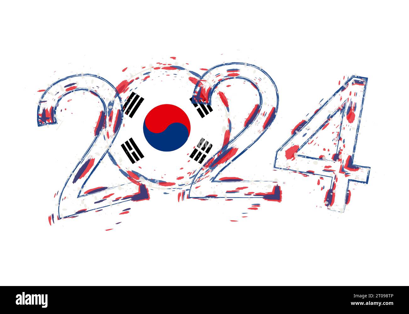 South korea happy new year 2024 Stock Vector Images Alamy