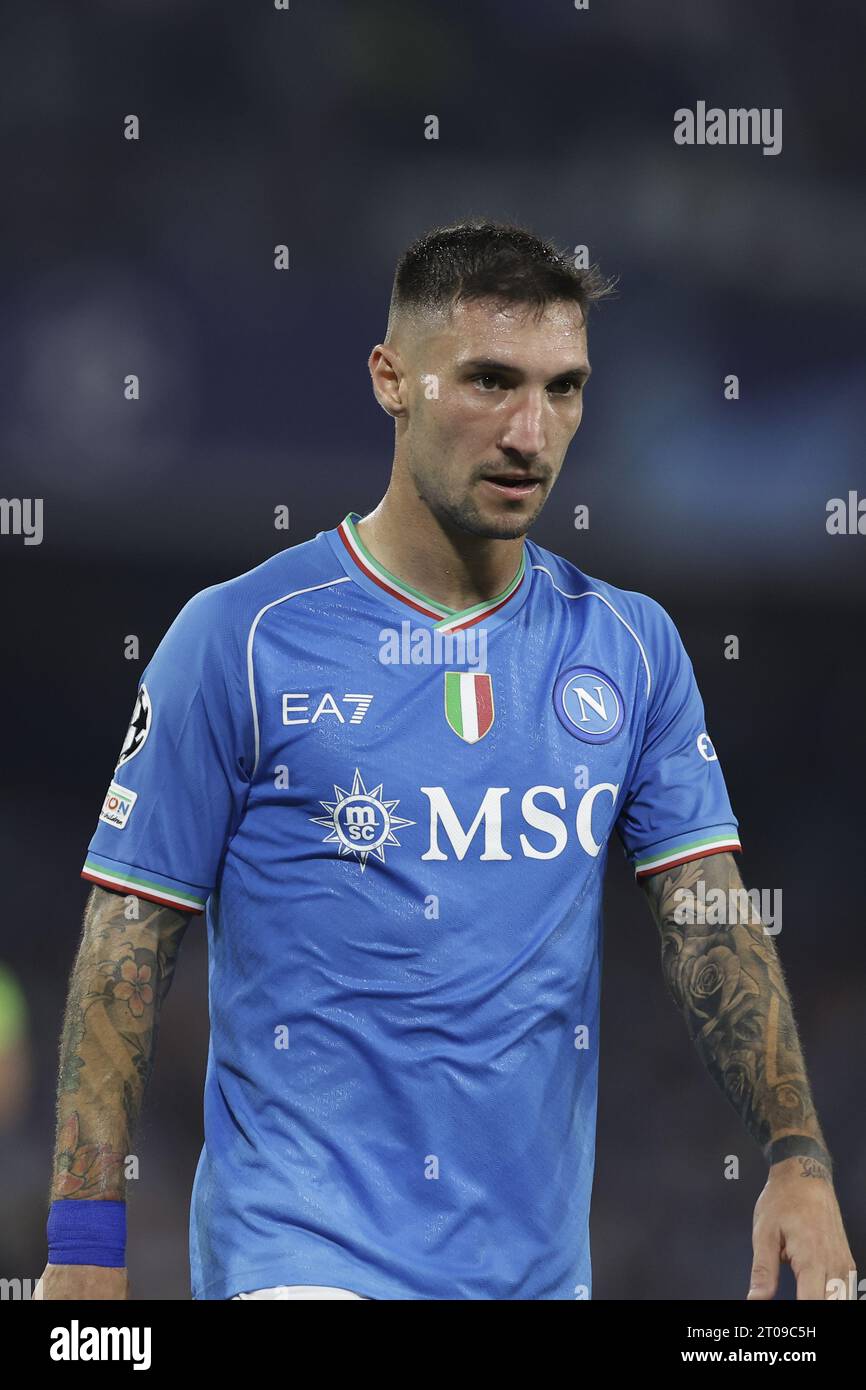 Politano Naples, Italy. 03rd Oct, 2023. SSC Napoli's Italian forward Matteo ...