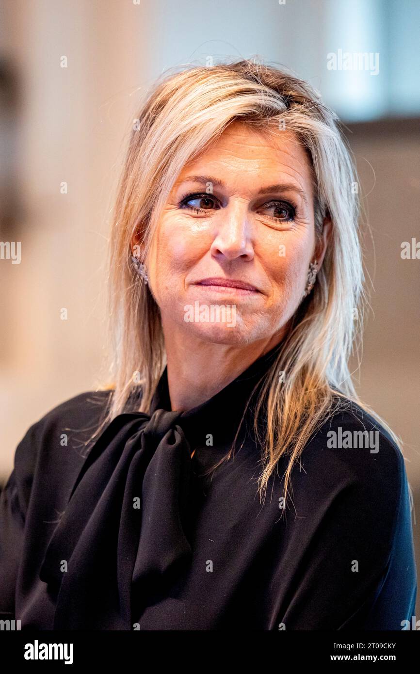 Amsterdam, Niederlande. 05th Oct, 2023. AMSTERDAM Queen Maxima of the
