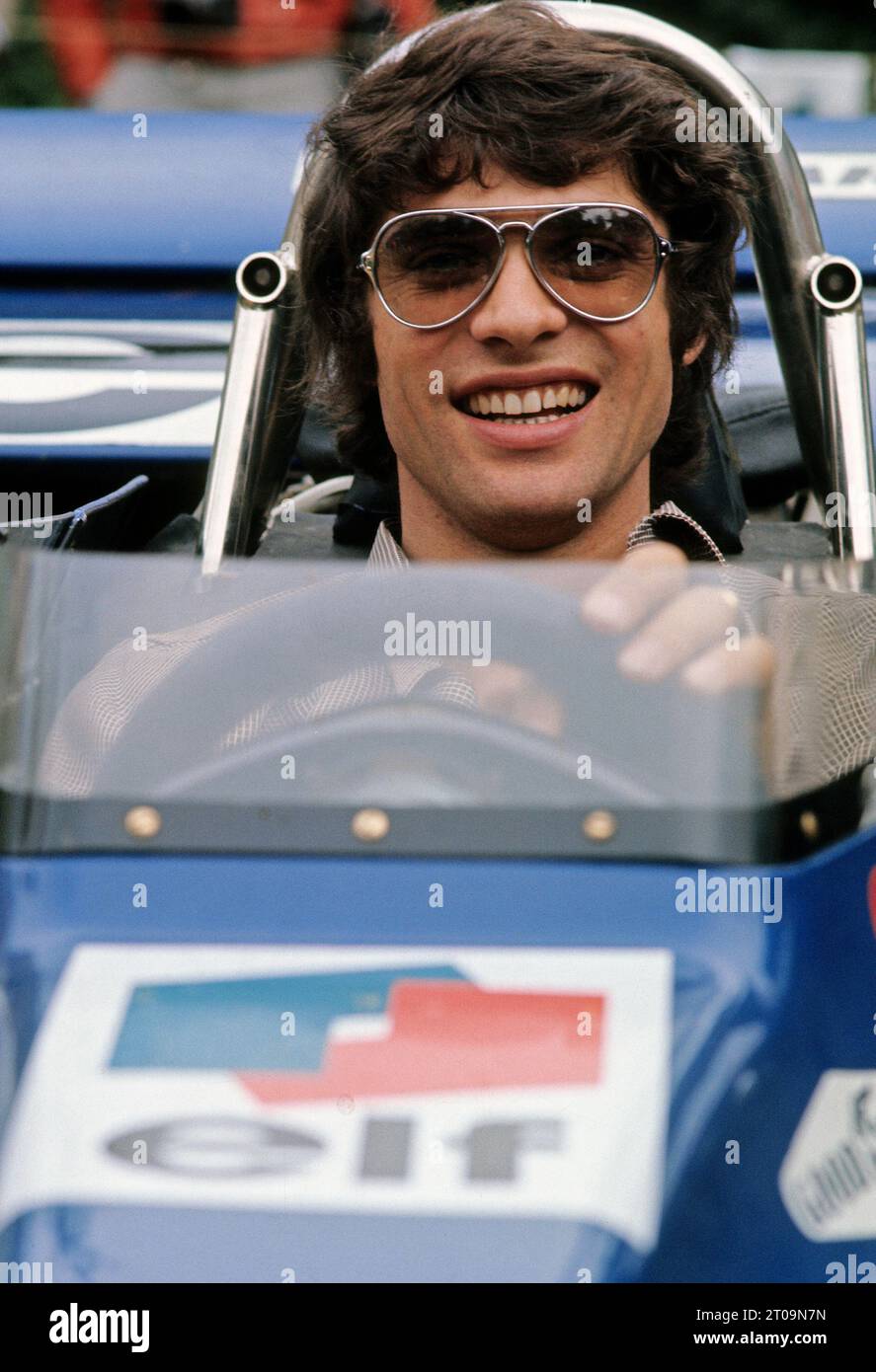 MOTORSPORT - F1 1971 - PHOTO DPPI - FRANÇOIS CEVERT (FRA) - TYRRELL FORD COSWORTH - AMBIANCE PORTRAIT Stock Photo