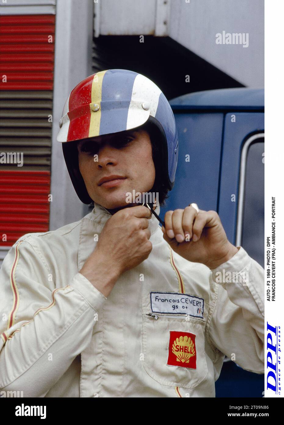 AUTO - F3 1969 - PHOTO : DPPI FRANCOIS CEVERT (FRA) - AMBIANCE - PORTRAIT Stock Photo