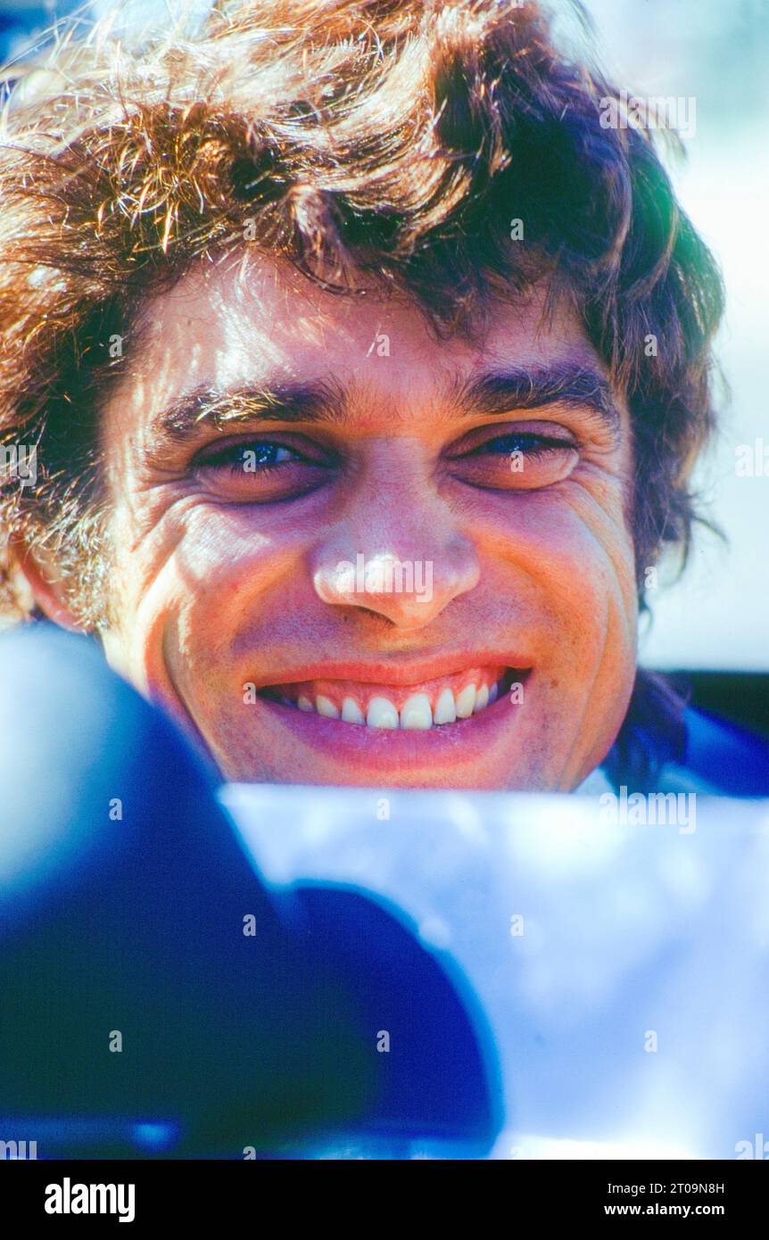 Francois Cevert of France, Elf Team Tyrrell, Tyrrell 006, Ford Cosworth, portrait during the qualifications of the 1973 Formula One World Championship, United States Grand Prix, on October 6, 1973 at Watkins Glen circuit in Watkins Glen, United States - Photo DPPI Stock Photo