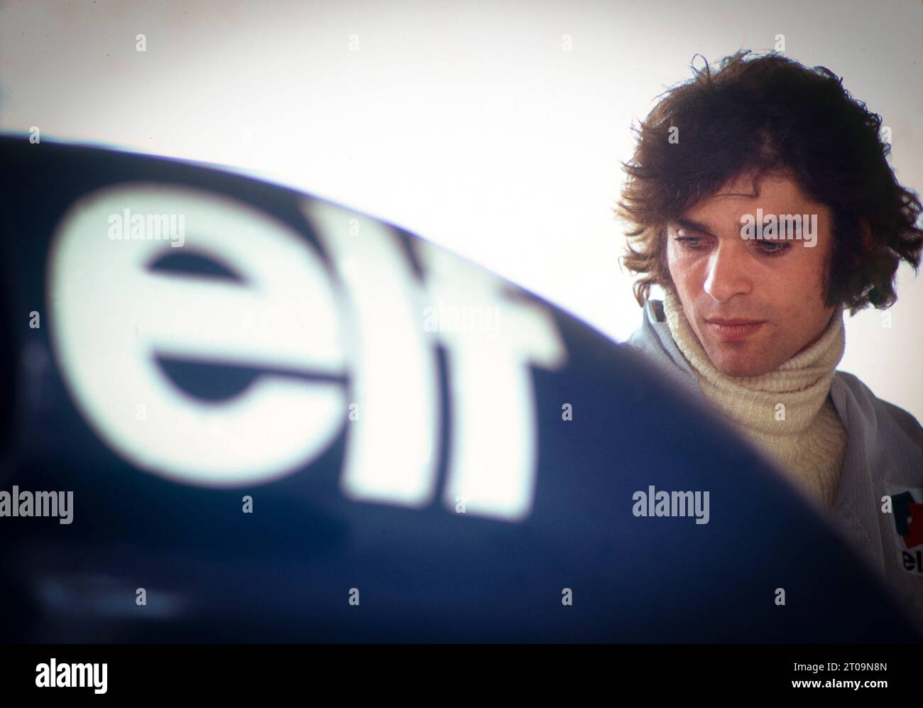 Francois Cevert of France, Elf Team Tyrrell, portrait during the 1973 Formula One World Championship - Photo DPPI Stock Photo