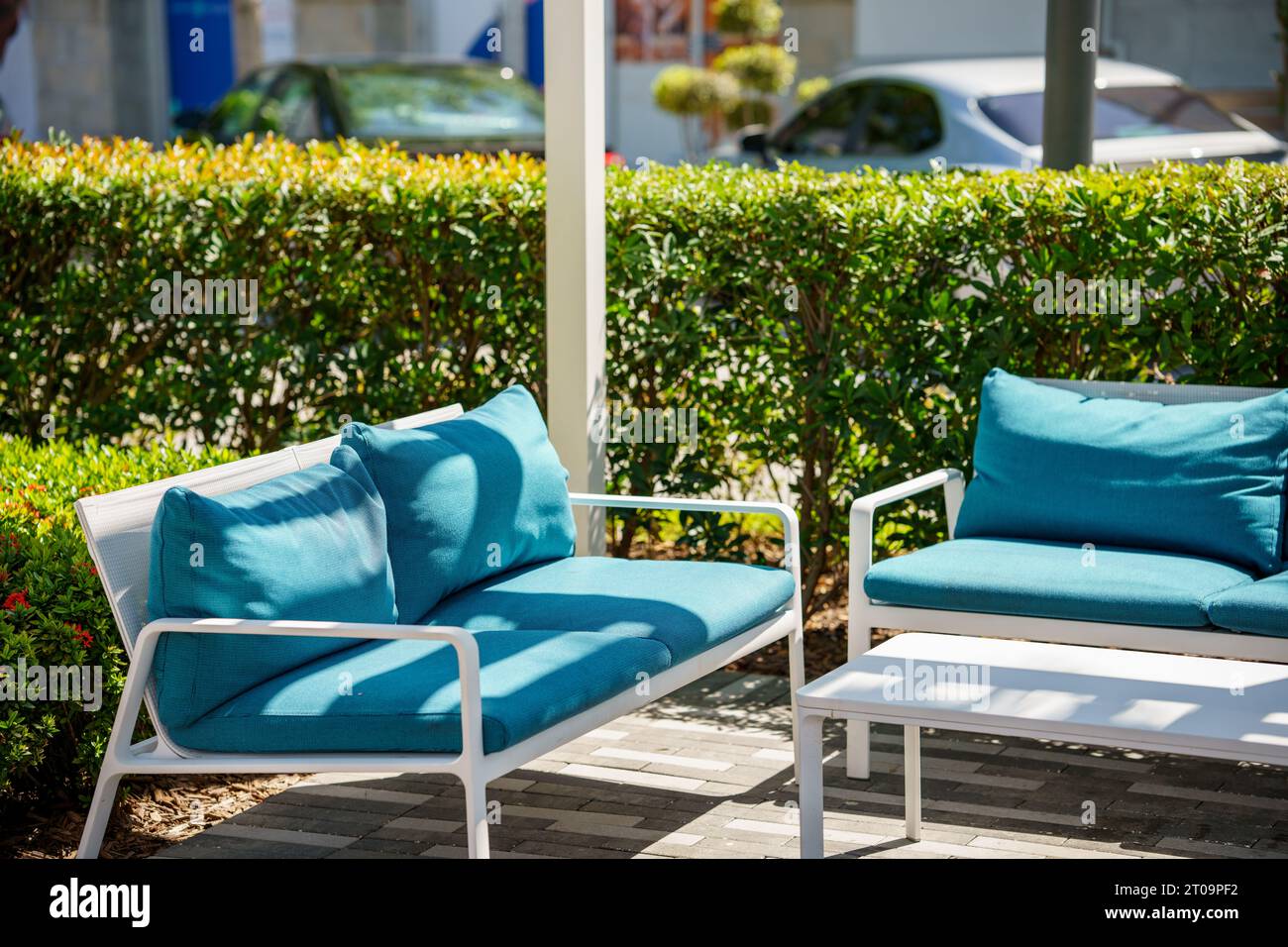 Stock image of outdoor patio furniture Stock Photo Alamy