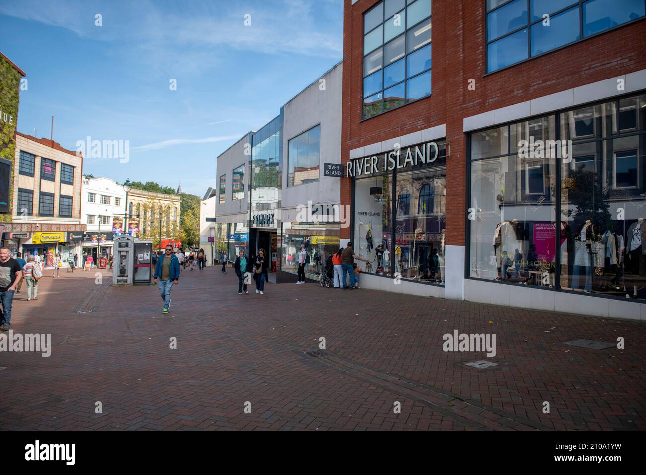 Bournemouth town centre Stock Photo Alamy