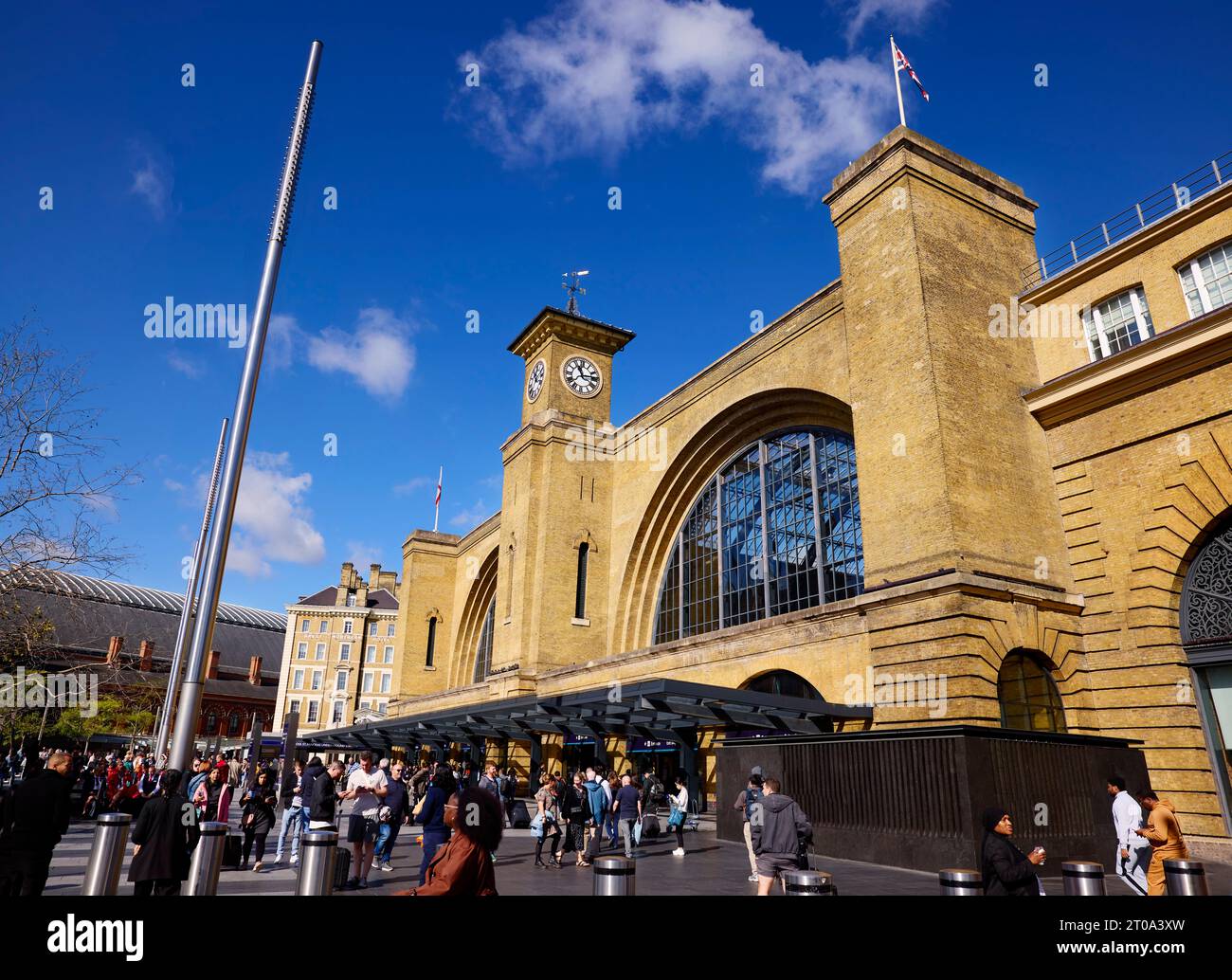 Kings Cross Station London Stock Photo Alamy