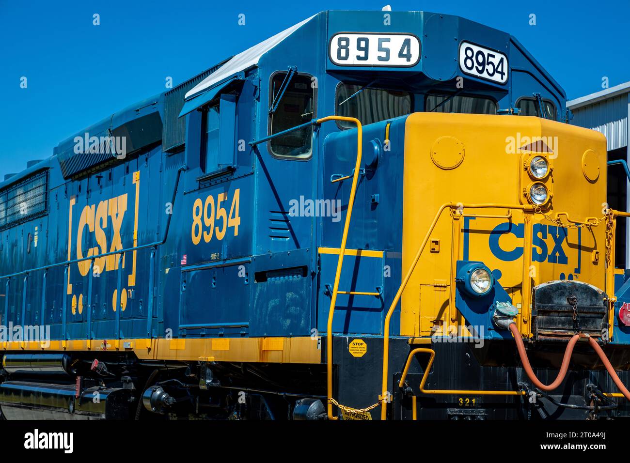 894 - EMD SD45-2 Diesel Locomotive Stock Photo
