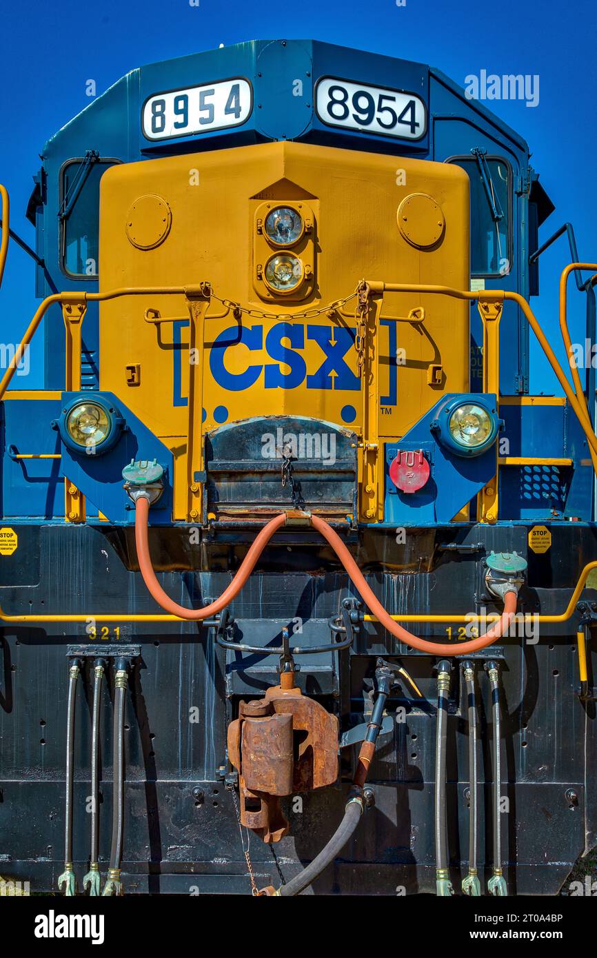 894 - EMD SD45-2 Diesel Locomotive Stock Photo
