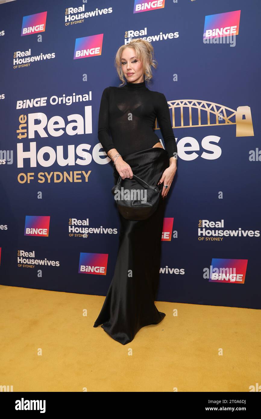 October 5, 2023, Sydney, Australia IMOGEN ANTHONY attends the 'The Real Housewives of Sydney' Australian Premiere at the Royal Motor Yacht Club in Sydney, NSW Australia. (Credit Image: © Christopher Khoury/Australian Press Agency via ZUMA Wire) EDITORIAL USAGE ONLY! Not for Commercial USAGE! Stock Photo