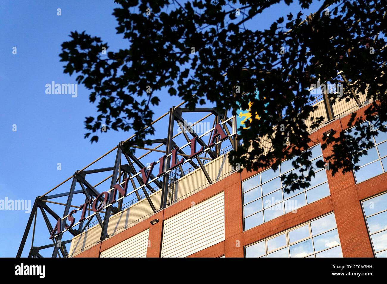 General view from outside the stadium before the UEFA Europa Conference League Group E match at Villa Park, Birmingham. Picture date: Thursday October 5, 2023. Stock Photo