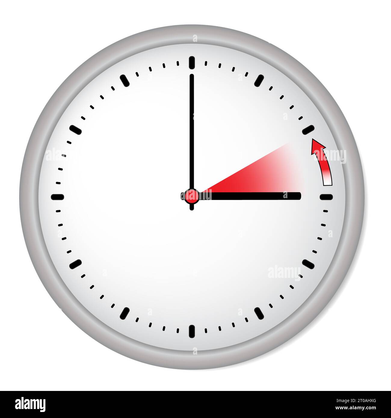 Illustration for changing daylight saving time and standard time Stock Photo Alamy