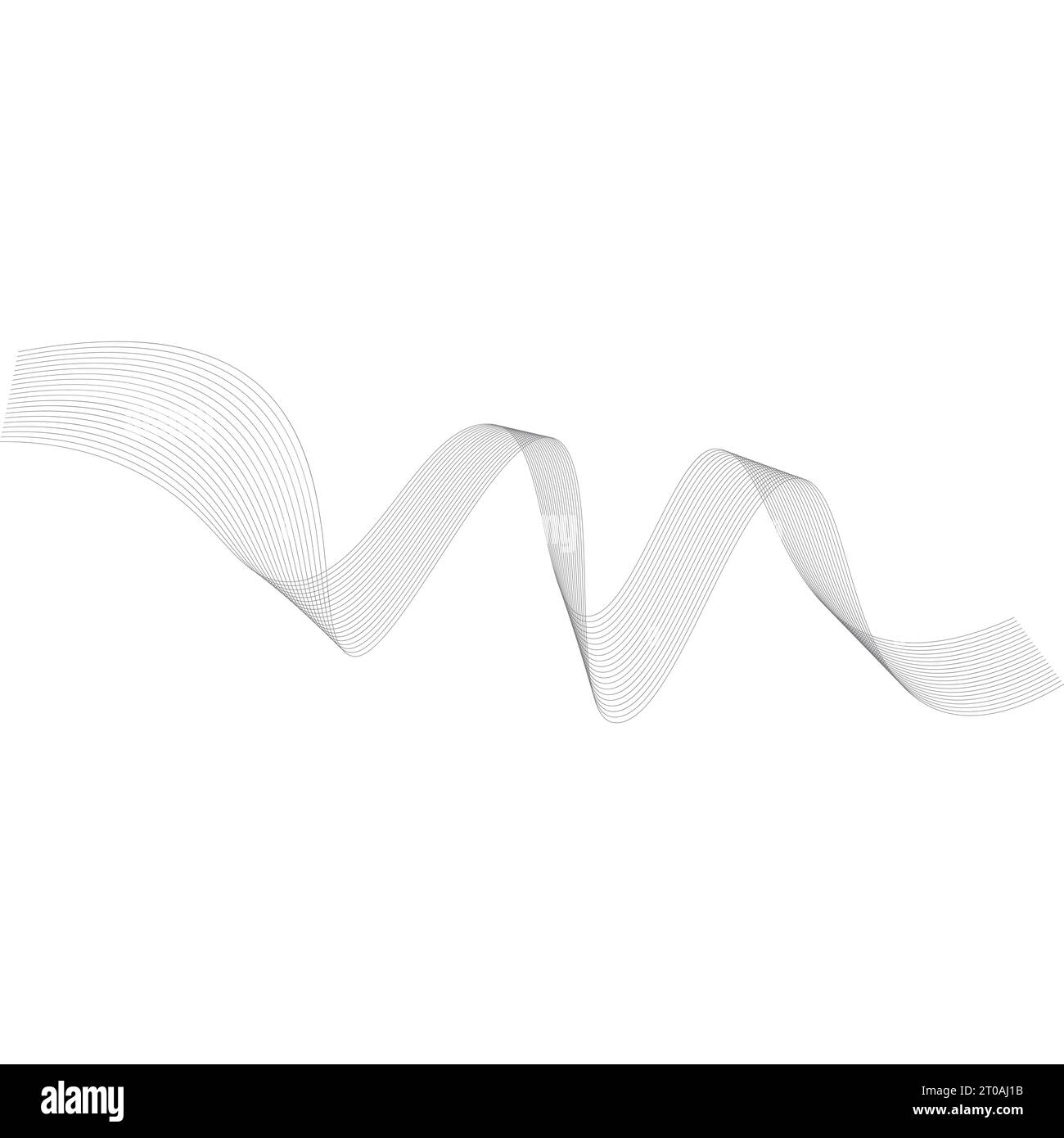 Sound Wave Line Design Sound waves line vector illustration design template Stock Photo - Alamy
