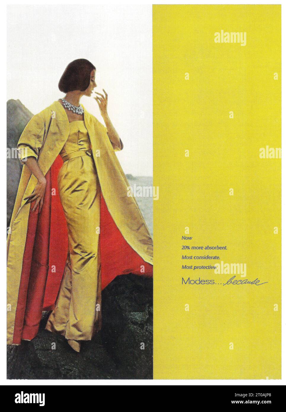 Modess ad, 1963 Stock Photo - Alamy