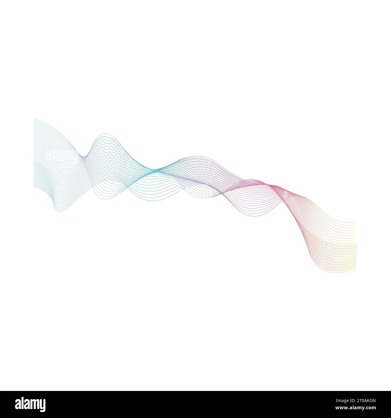 Sound Wave Line Design Sound waves line vector illustration design template Stock Photo - Alamy