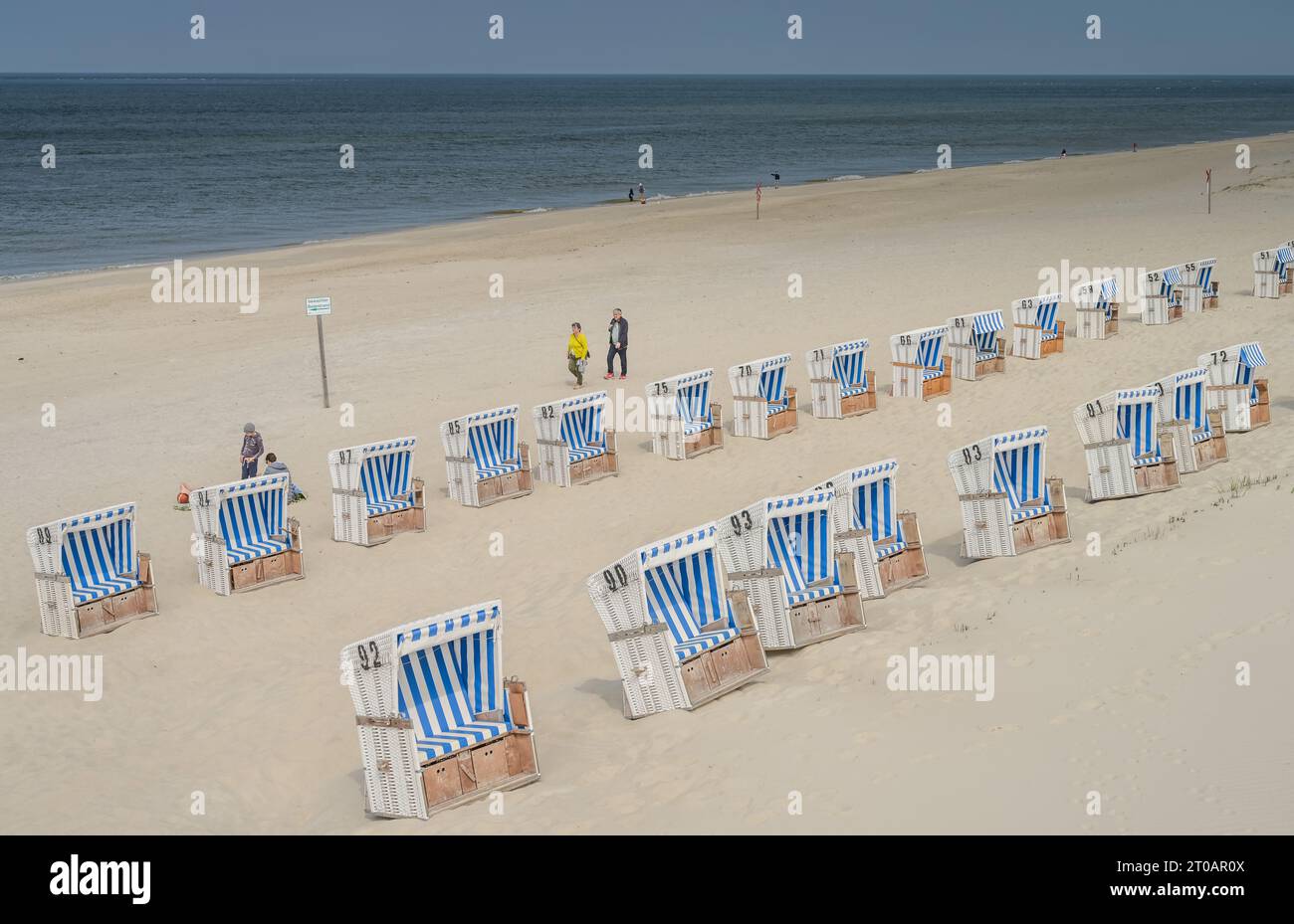 Strandkörbe, Weststrand, List, Sylt, SchleswigHolstein, Deutschland