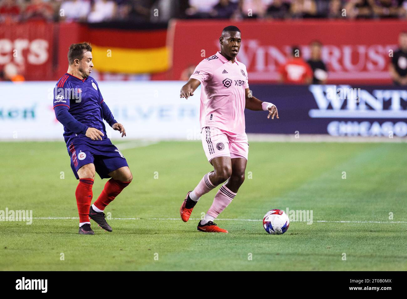 Chicago, Illinois, USA. 04th Oct, 2023. Inter Miami FC defenseman Kamal