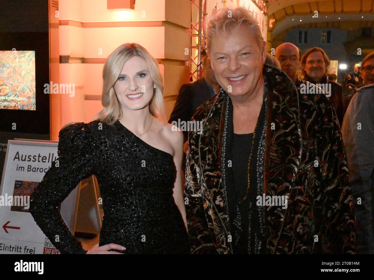 Munich, Germany. 05th Oct, 2023. Singer Madeleine Rausch and composer