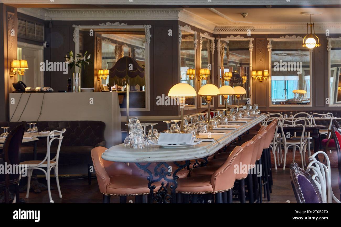 Interior view of Kettner's restaurant and Champagne Bar with 33 ...