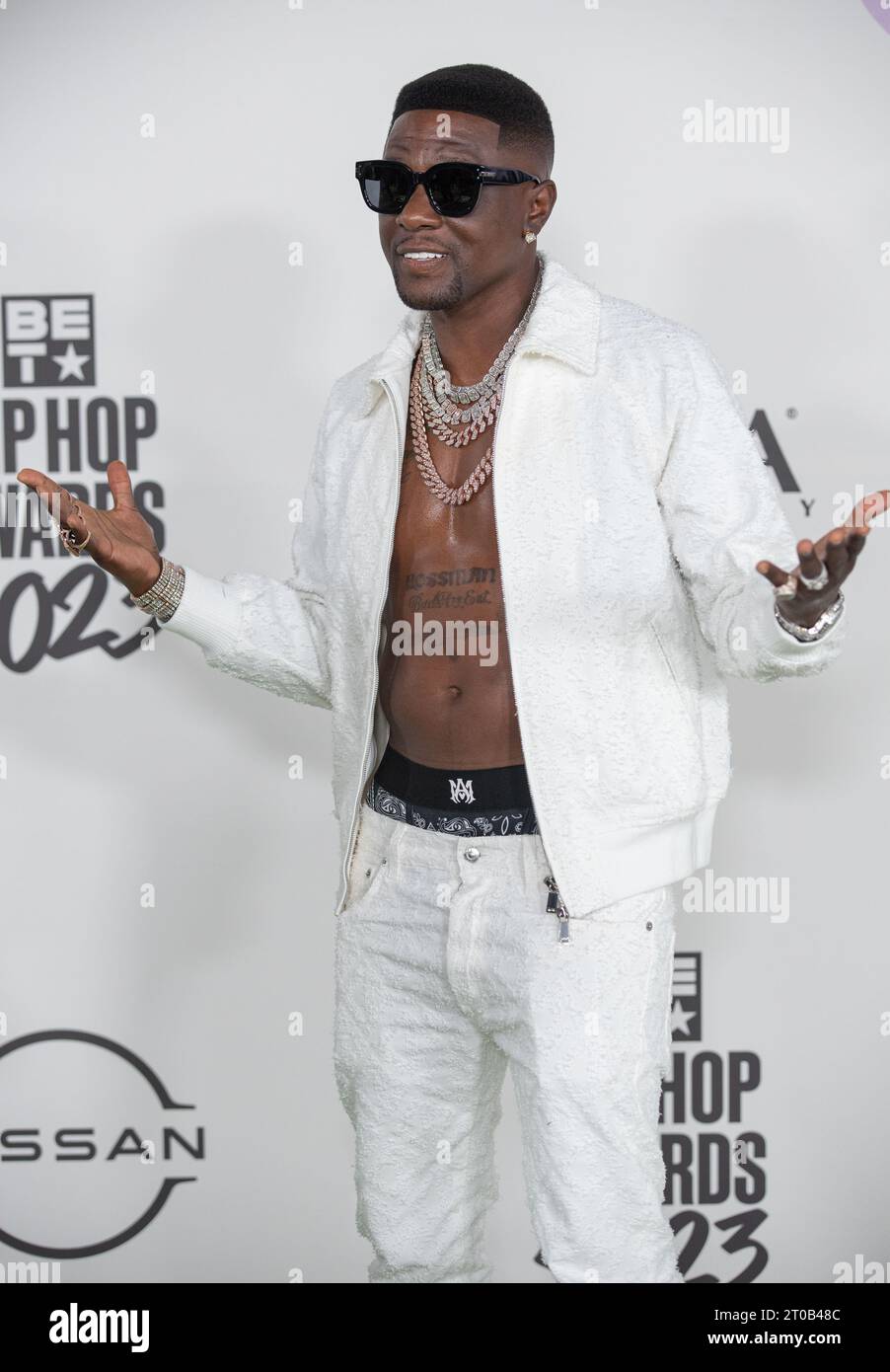 Atlanta, United States. 03rd Oct, 2023. Boosie Badazz arrives at the