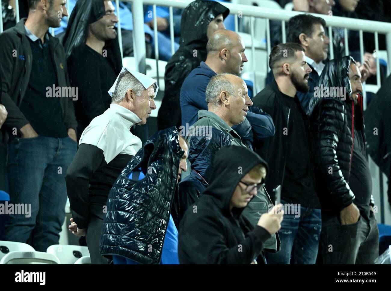 Pristina, Kosovo. 05th Oct, 2023. PRISTINA, KOSOVO - OCTOBER 5: Fan