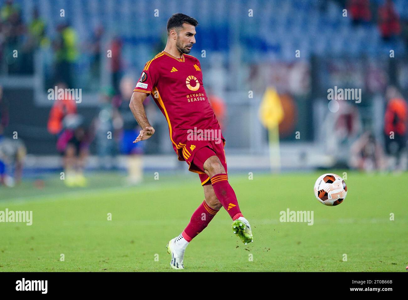 Rome, Italy. 05th Oct, 2023. Zeki Celik of AS Roma during the UEFA ...