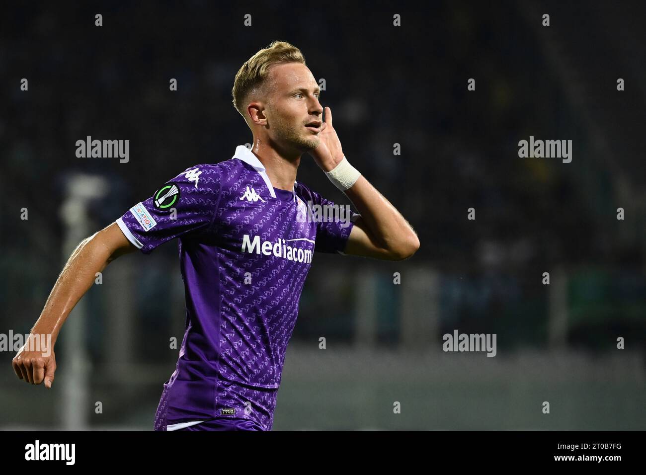 Artemio Franchi stadium, Florence, Italy, January 21, 2023, ACF Fiorentina  team line-up during ACF Fiorentina vs Torino FC - italian soccer Serie A  Stock Photo - Alamy