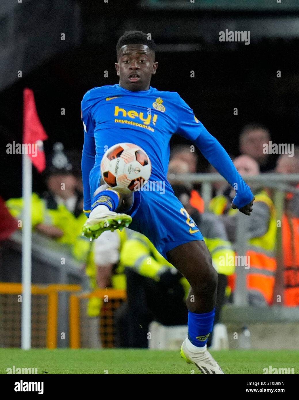 Anderlechts Killian Sardella Controls Ball During Editorial Stock Photo -  Stock Image