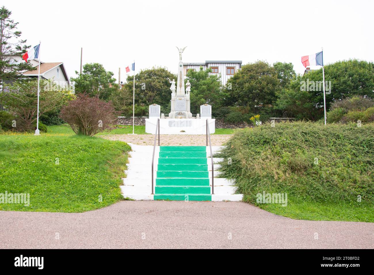 WWI memorial in St. Pierre, France Stock Photo