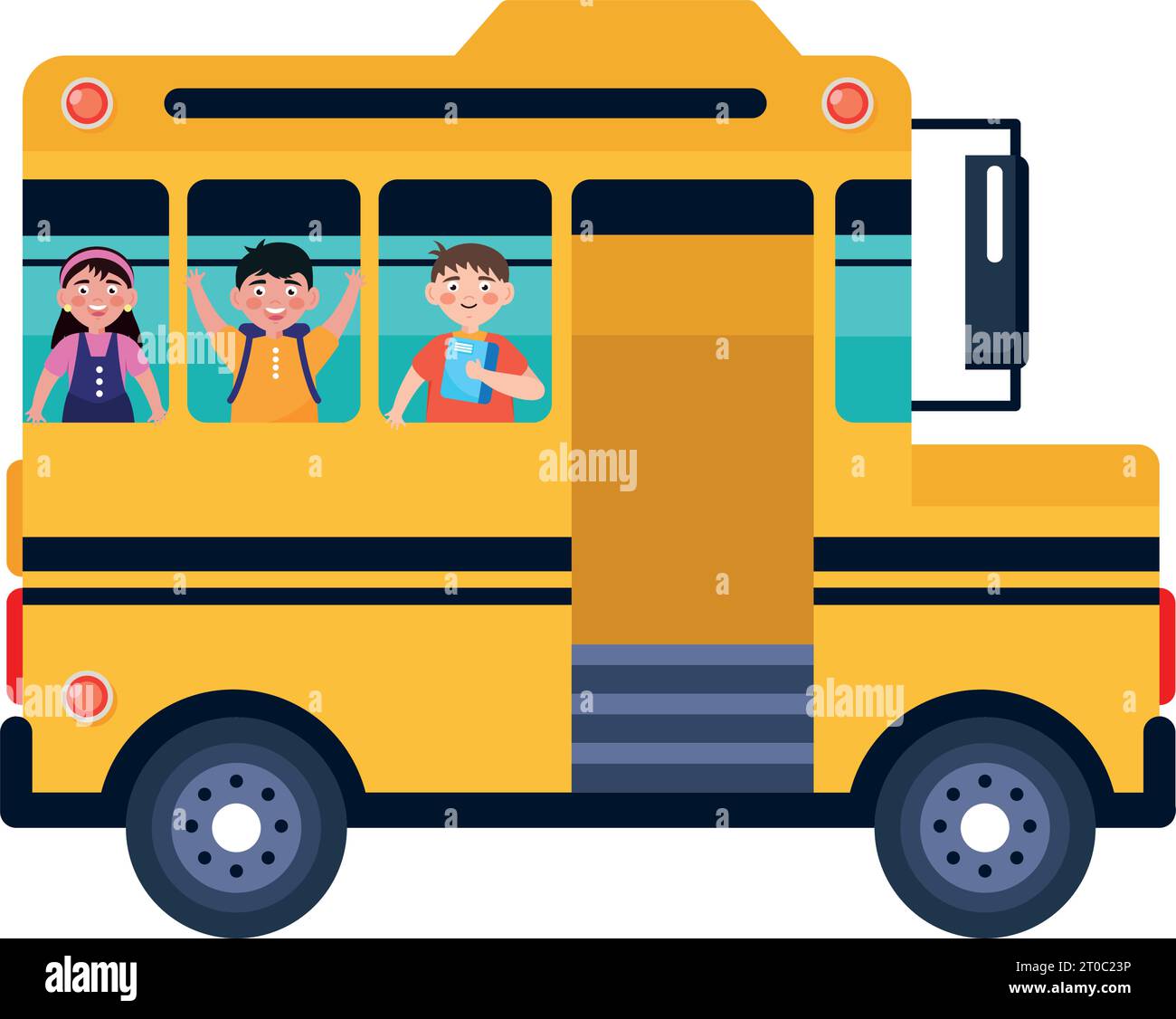 Students Bus For School Stock Vector Image Art Alamy students-bus-for-school-stock-vector-image-art-alamy