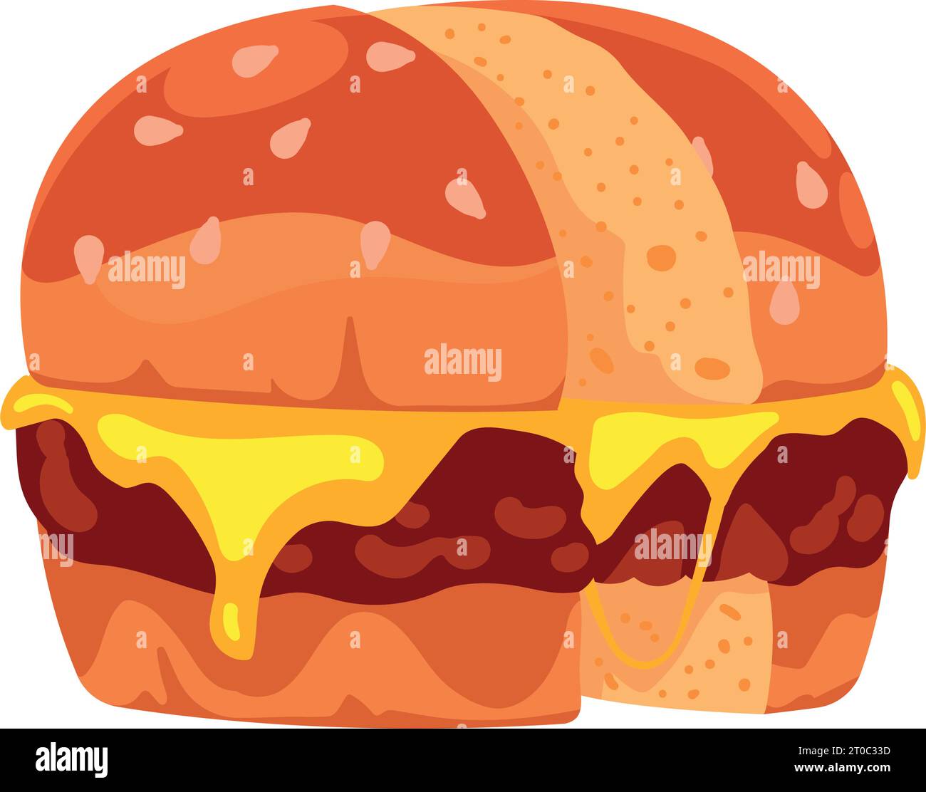 Gourmet Burger Isolated Stock Vector Image & Art - Alamy