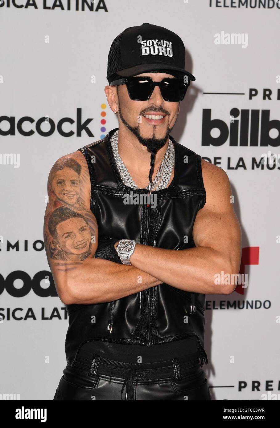CORAL GABLES, FL OCTOBER 5 Yandel at the 2023 Billboard Latin Music