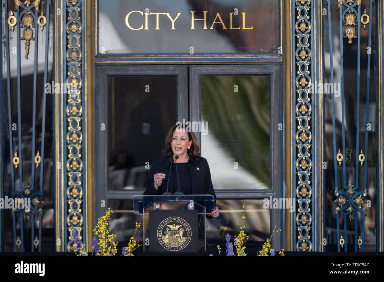 San Francisco, CA, USA. 5th Oct, 2023. Vice President Kamala Harris