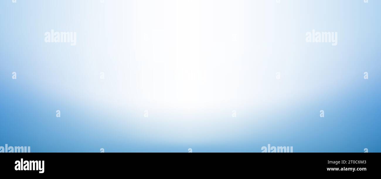 Blue and white gradient background. Light abstract soft water and winter sky. Simple wallpaper for presentation. Vector illustration Stock Vector
