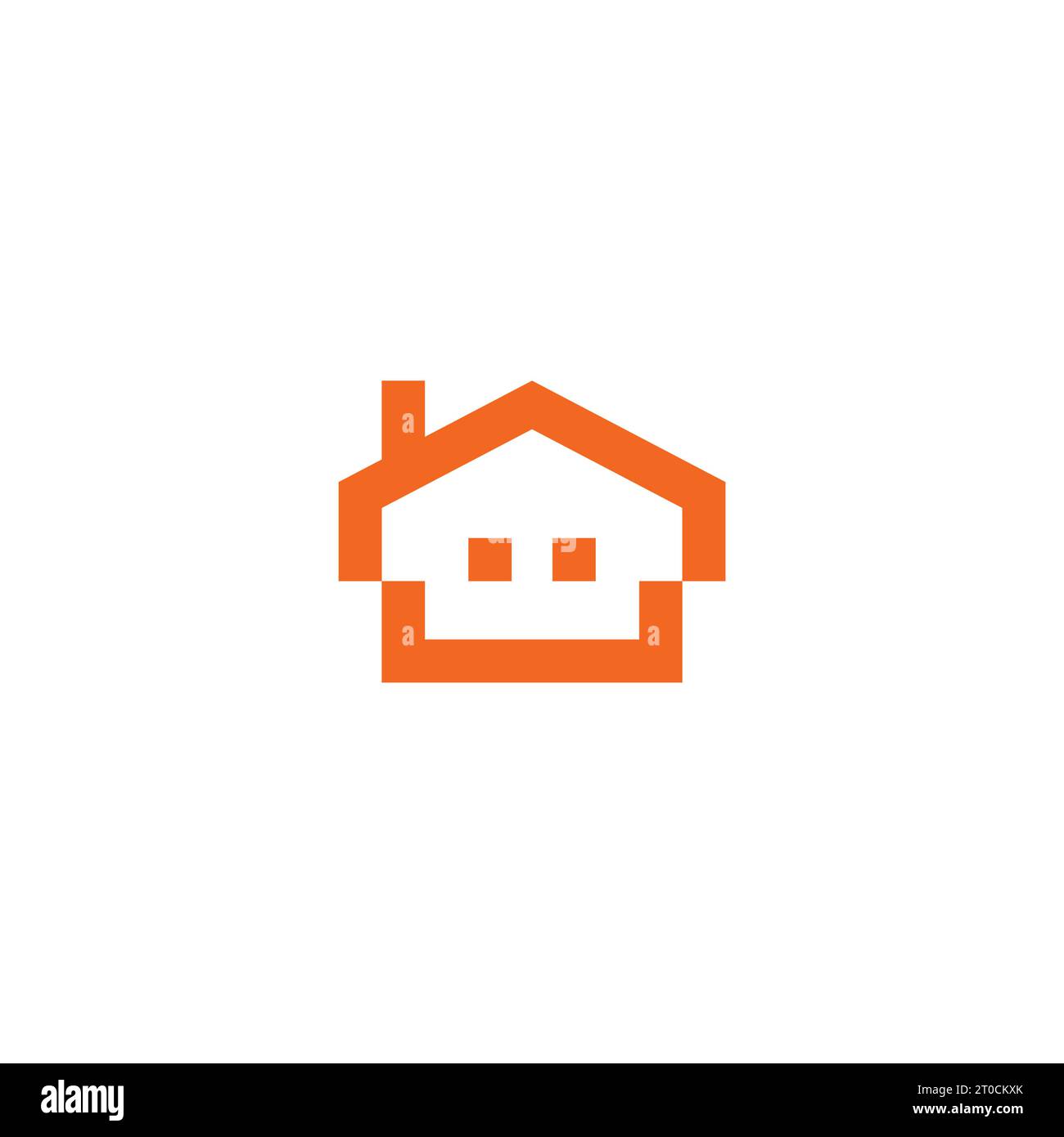 Smile Home Logo. Real Estate Logo Stock Vector