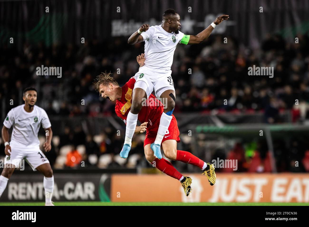 Bernard Tekpetey's Ludogorets kick Ibrahim Osman's Nordsjaeland