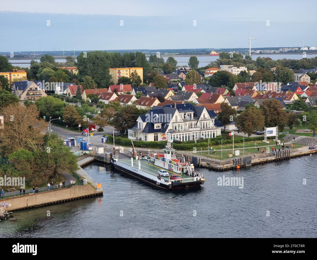 Kiel City on the sea Stock Photo