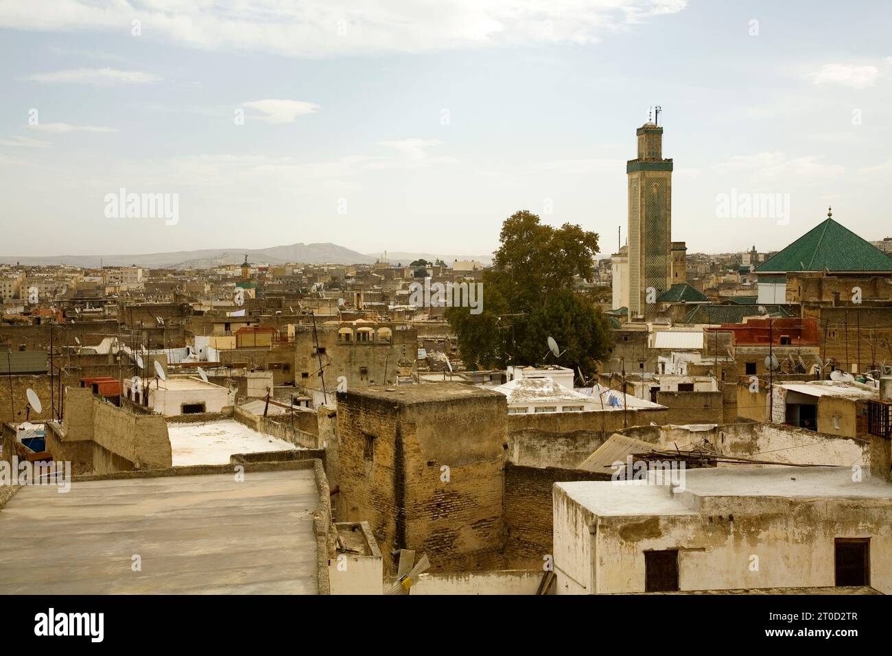 Rooftops of fes hi-res stock photography and images - Alamy