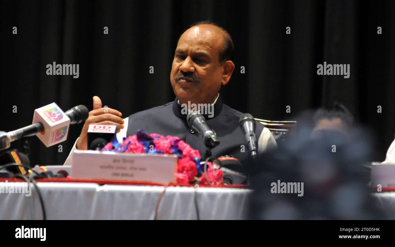 New Delhi, Delhi, India. 6th Oct, 2023. Indian Loksabha Speaker on G20