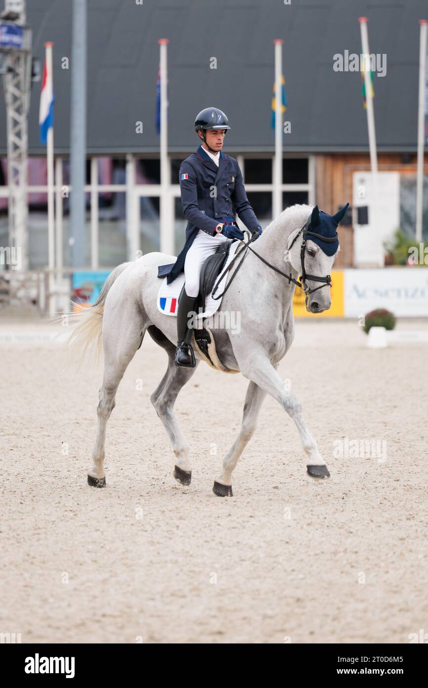 Maxime LIVIO of France with Api Du Libaire during dressage at the