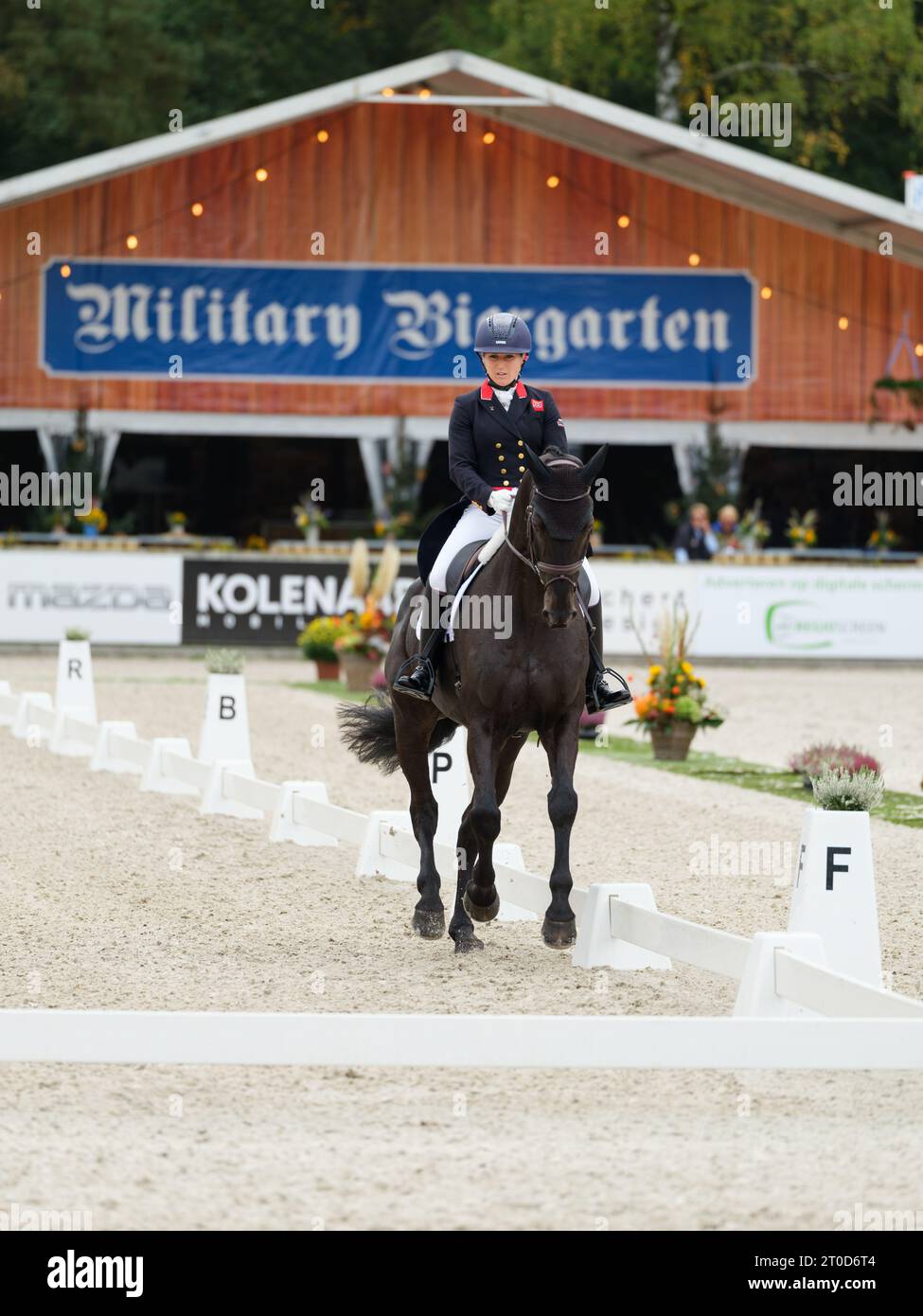Laura COLLETT of Great Britain with Dacapo during dressage at the