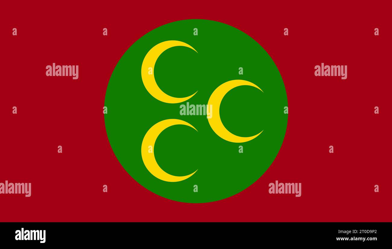 Ottoman empire flag Stock Vector Images - Alamy